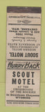 Matchbook Cover - Scout Motel Cheyenne WY WORN