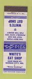 Matchbook Cover - White's Eat Shop Kansas City MO