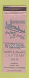 Matchbook Cover - Lantern Inn Broomfield Colorado shuffleboard WEAR