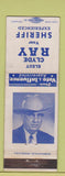Matchbook Cover - Clyde Ray Sheriff Election