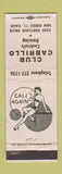 Matchbook Cover - Club Cabrillo San Diego CA girlie WEAR