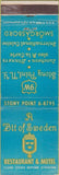 Matchbook Cover - Bit of Sweden Smorgasbord Stony Point NY