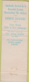 Matchbook Cover - Bit of Sweden Smorgasbord Stony Point NY