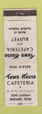 Matchbook Cover - Town House Cafeteria Midland TX