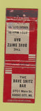 Matchbook Cover - The Dave Snitz Bar Kansas City MO WORN