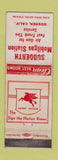 Matchbook Cover - Sudderth Mobil oil gas Goshen CA