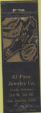Matchbook Cover - El Paso Jewelry Los Angeles CA