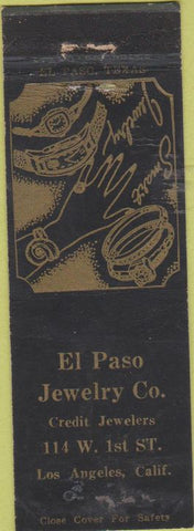 Matchbook Cover - El Paso Jewelry Los Angeles CA