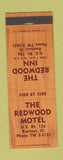 Matchbook Cover - Redwood Motel Rantoul IL
