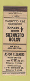 Matchbook Cover - Astor Cleaners Chicago IL WEAR