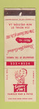 Matchbook Cover - Sloppy Jim's Bar Patio New Orleans LA WEAR