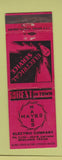 Matchbook Cover - Mayes Electric Midland TX