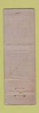 Matchbook Cover - Forst Stanwix Hotel Johnstown PA UNIVERSAL LONG WORN