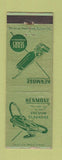 Matchbook Cover - Kenmore Vacuum Cleaners Kansas City MO Sears WEAR