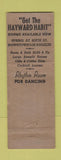 Matchbook Cover - Hotel Hayward Los Angeles CA WEAR