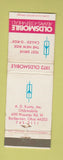 Matchbook Cover - 1972 Oldsmobile Barberton OH WEAR