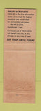 Matchbook Cover - Phillips 66 oil gas Midland TX WEAR