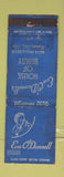 Matchbook Cover - Eva O'Donnell Beauty Salon Kansas City MO girlie WEAR