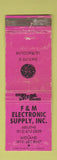 Matchbook Cover - GE General Electric Midland Abilene TX WORN
