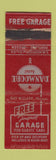 Matchbook Cover - Danmoore Hotel Portland OR WORN