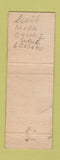 Matchbook Cover - Nix Famous Foods Mexican Andrews TX WORN