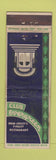 Matchbook Cover - Club Evergreen Bloomfield NJ UNIVERSAL LONG