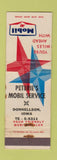 Matchbook Cover - Mobil oil gas Donnellson IA WEAR