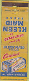 Matchbook Cover - Keleen Maid Bread WORN