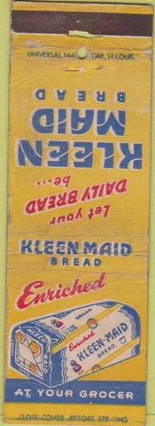Matchbook Cover - Keleen Maid Bread WORN