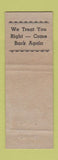 Matchbook Cover - Polly and Bucks Murphys CA pinup
