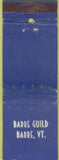 Matchbook Cover - Barre Guild Barre VT WEAR