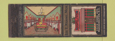 Matchbook Cover - Ming Toy Chinese Food Washington DC WEAR