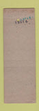 Matchbook Cover - Welfare and Recreation Association Washington DC