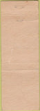 Matchbook Cover - Lura Stevenson Treasurer Pomeroy IA