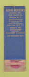Matchbook Cover - Brookhattan Trucking New York City POOR Full Length