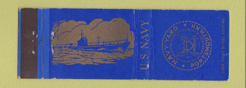 Matchbook Cover - U SNAvy Portsmouth NH Federal