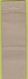 Matchbook Cover - Yacht Zenith WORN