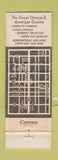 Matchbook Cover - Howard Wong's Chinese Food Bloomington MN Full Length