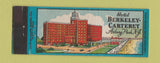 Matchbook Cover - Hotel Berkeley Carteret Asbury Park NJ Full Length