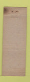 Matchbook Cover - F&F Cough Drops WEAR Full Length