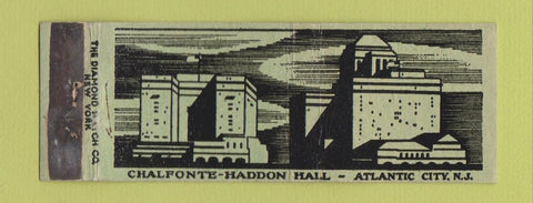 Matchbook Cover - Chalfonte Haddon Hall Atlantic City NJ WEAR Full Length