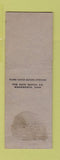 Matchbook Cover - Court Cafe Albuquerque NM low phone # Full Length