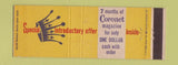 Matchbook Cover - Coronet Magazine