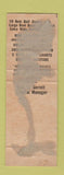 Matchbook Cover - Ingleside Motel Hotel Staunton VA WEAR