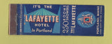 Matchbook Cover - Lafayette Hotel Portland ME