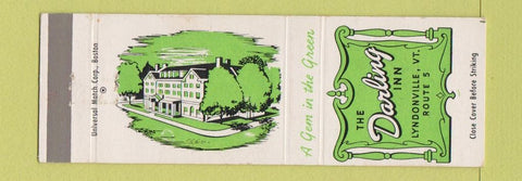 Matchbook Cover - The Darling Inn Lyndonville VT
