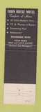 Matchbook Cover - Town Hosue Motel Conway AR
