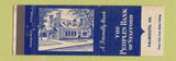 Matchbook Cover - Peoples Bank of Stafford Falmouth VA