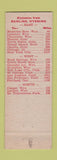 Matchbook Cover - Willow Inn Chinese Rawlins WY