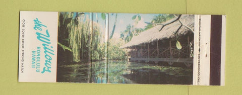 Matchbook Cover - The Willows Honolulu Hawaii Full Length